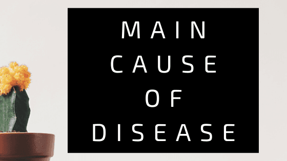 Blog poster for Main cause of disease article.